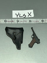 1:6 Scale WWII German Pistol and Holster #B - Whitman - Facepool FP019