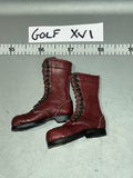 1/6 Scale WWII US  Paratrooper Leather Boots - Soldier Story