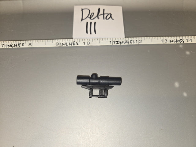 1/6 Scale Modern Era Rifle Scope with Mount - Delta III