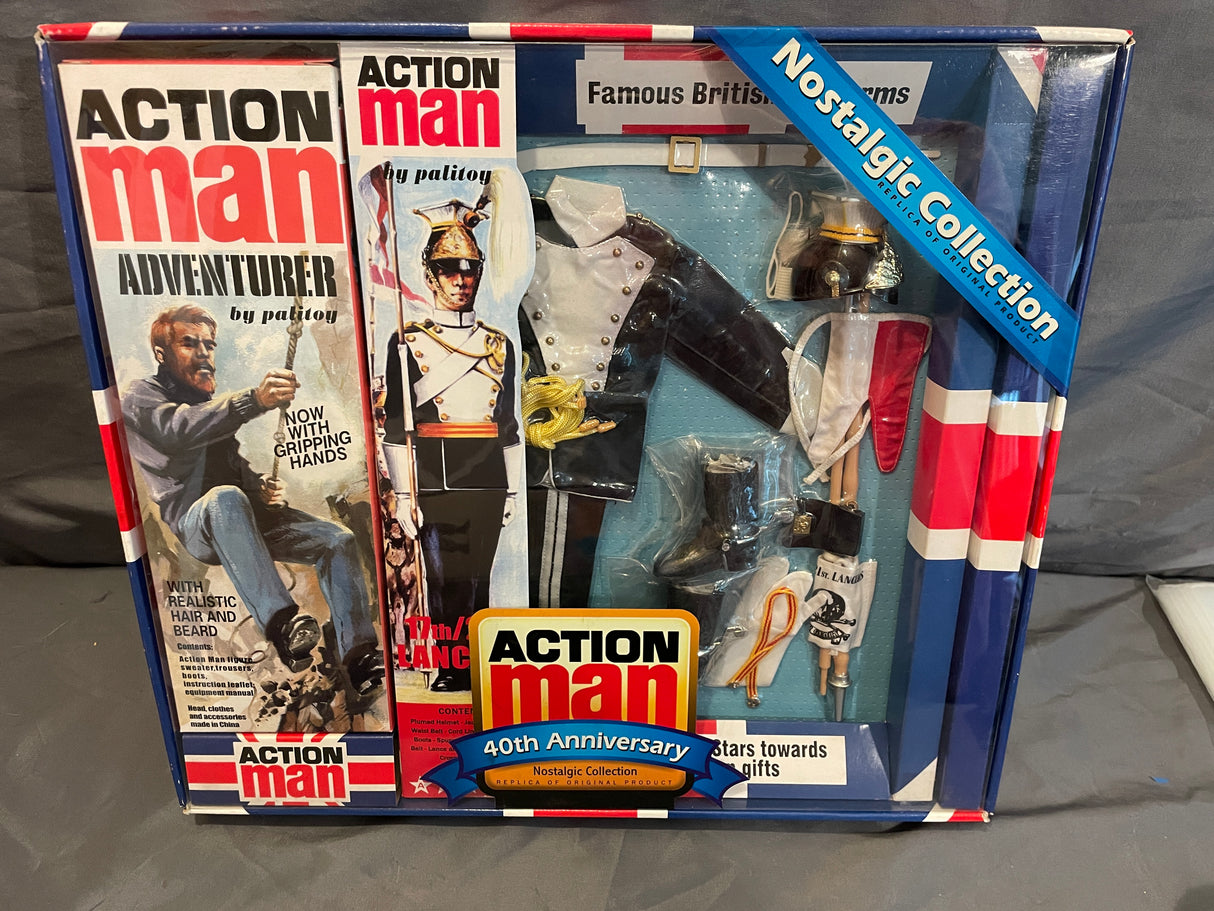 1/6 Scale Vintage Remake GI Joe Action Man Famous Uniform Set - NIB Hasbro Palitoy