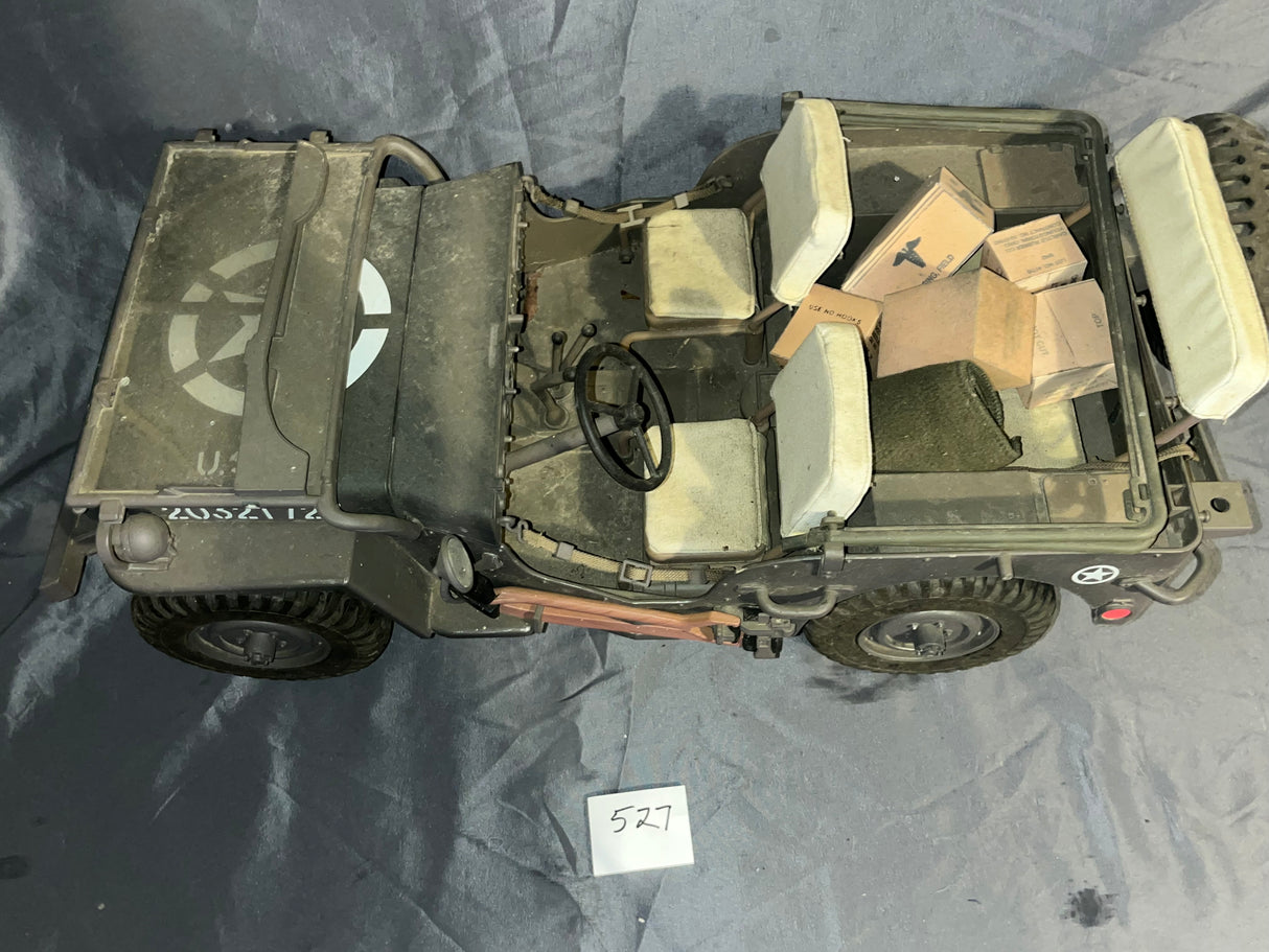 1/6 Scale WWII US Jeep - Ultimate Soldier - Weathered