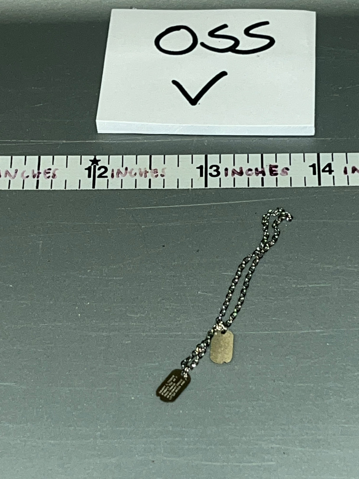 1:6 Scale WWII US Tanker Dog Tags - Coon Ass Loader - Facepool