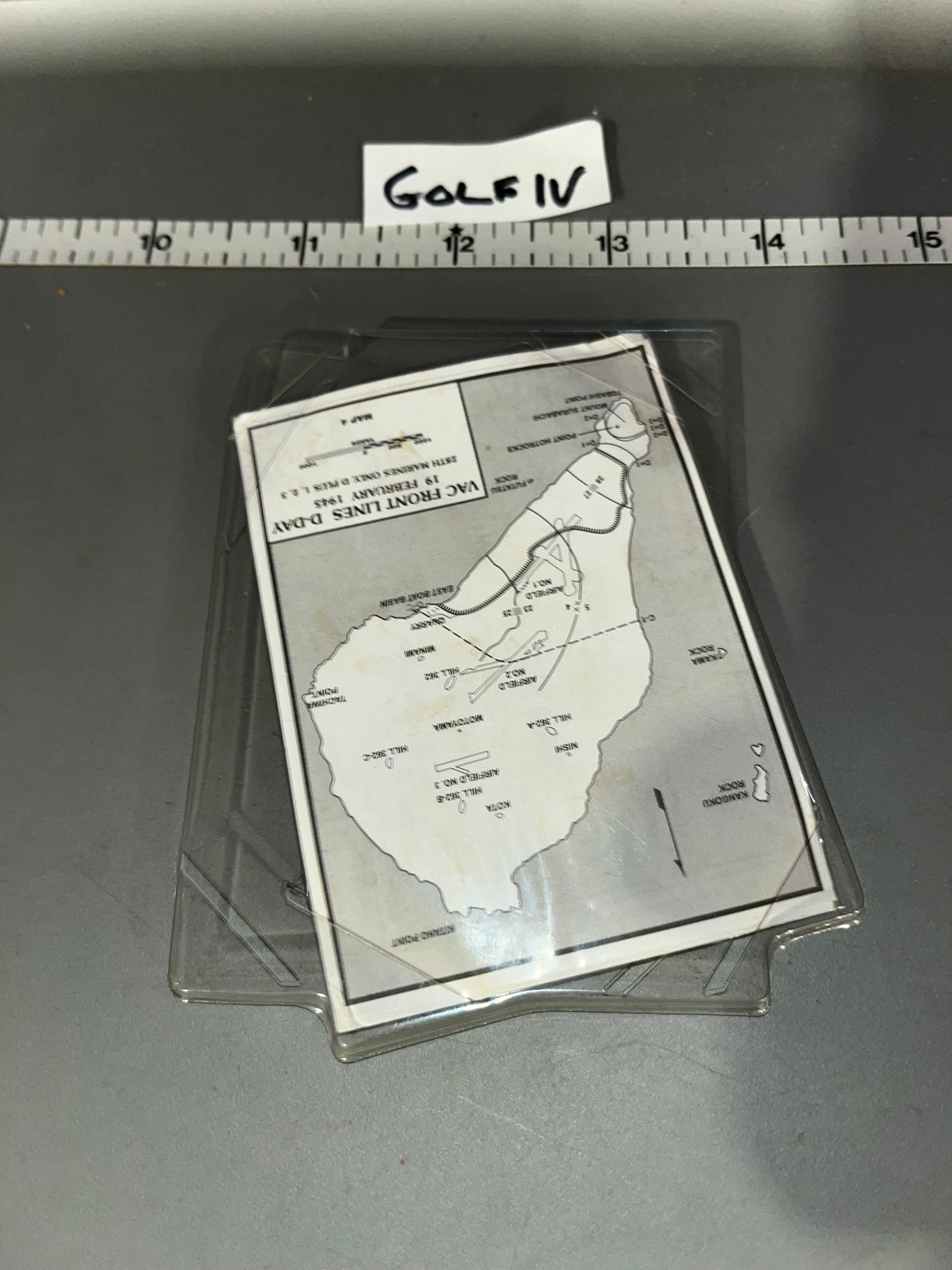 1:6 Scale WWII Map