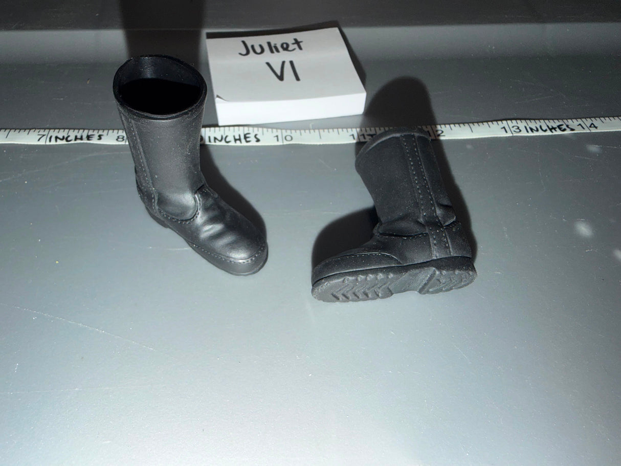 1/6 Scale Modern Civilian Motorcycle / Biker Boots