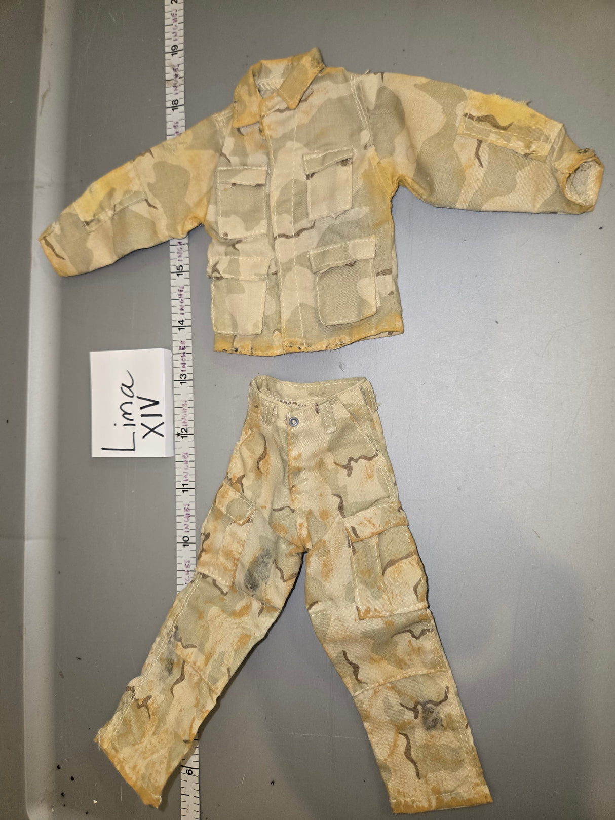 1/6 Scale Modern Era US Desert Camo Uniform