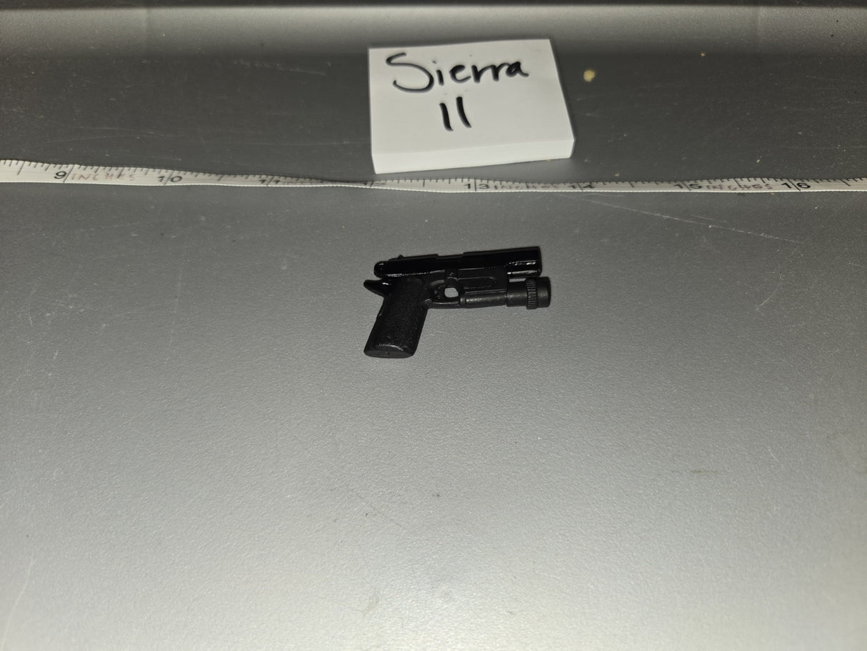 1/6 Scale Modern Era M1911 Pistol with Tactical Light - Sierra II