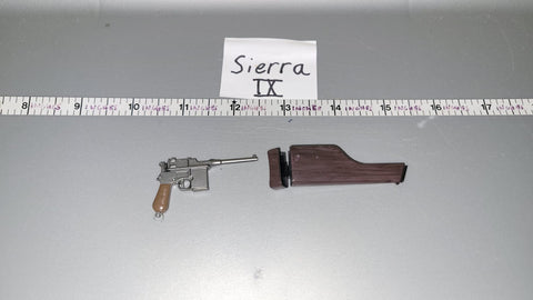 1/6 Scale WWII German Broom Handle Pistol