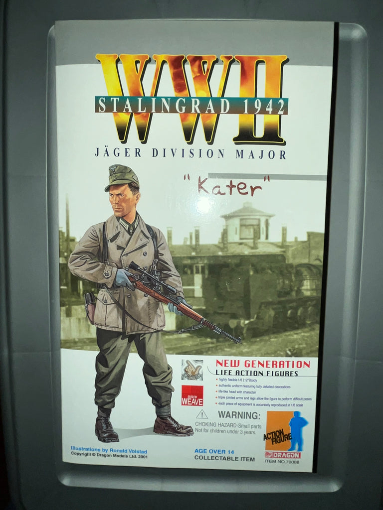 1/6 Scale WWII German Gebirgsjager Sniper Officer - Kater - NIB Dragon