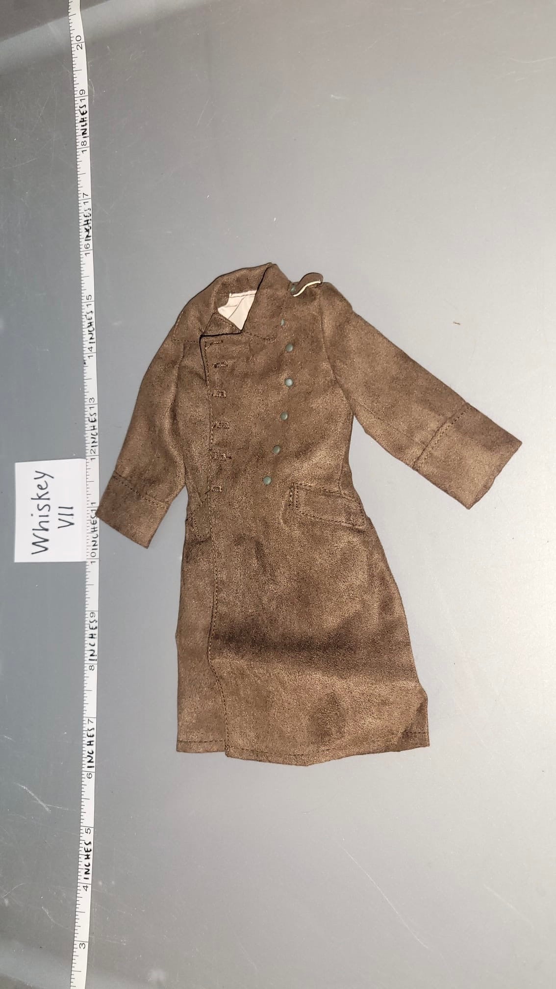 1/6 Scale WWII German Afrika Korps Brown Great Coat - DID