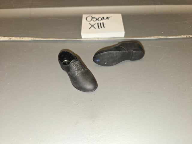 1/6 Scale Modern Black Dress Shoes - Oscar XIII