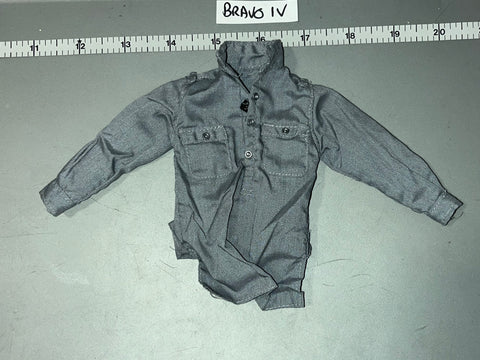 1/6 Scale WWII German Grey Work Shirt