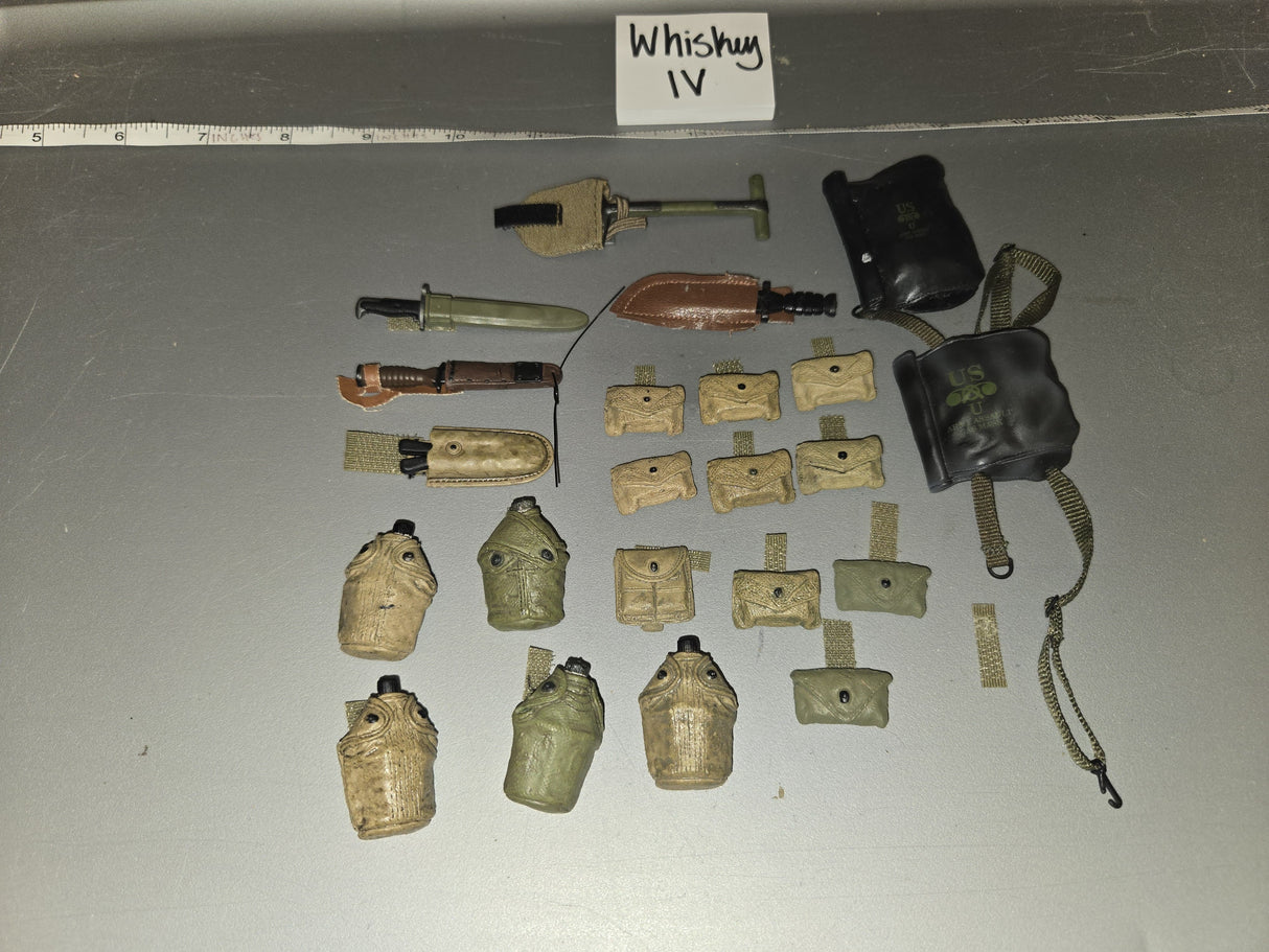 1/6 Scale WWII US Web Gear Lot