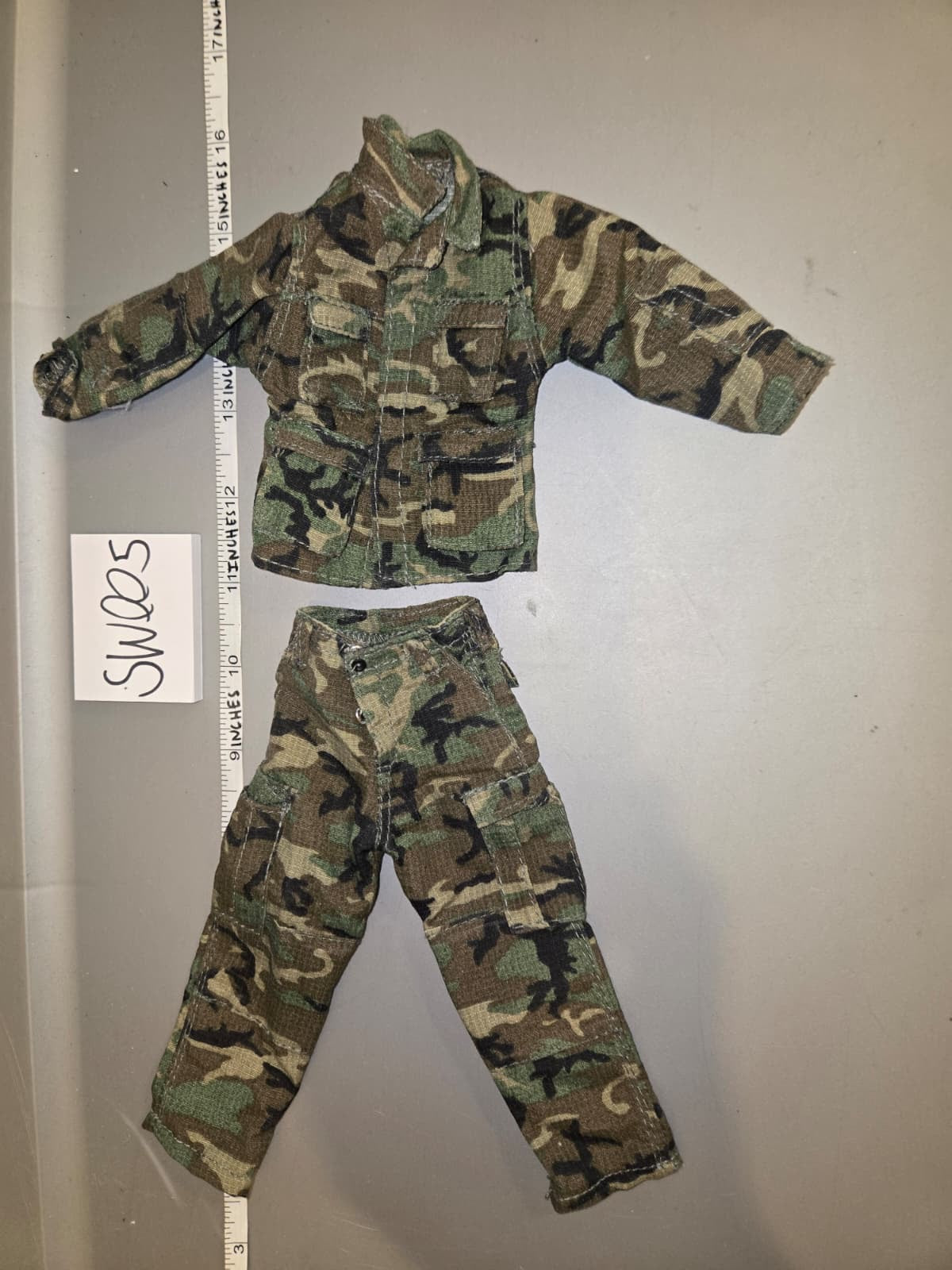1/6 Scale GI Joe Modern Era Woodland BDU Uniform