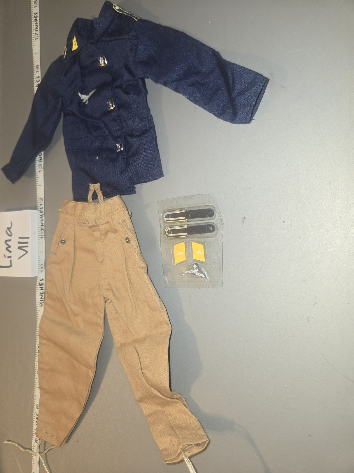 1/6 Scale WWII German Tropical Afrika Korps Luftwaffe Uniform