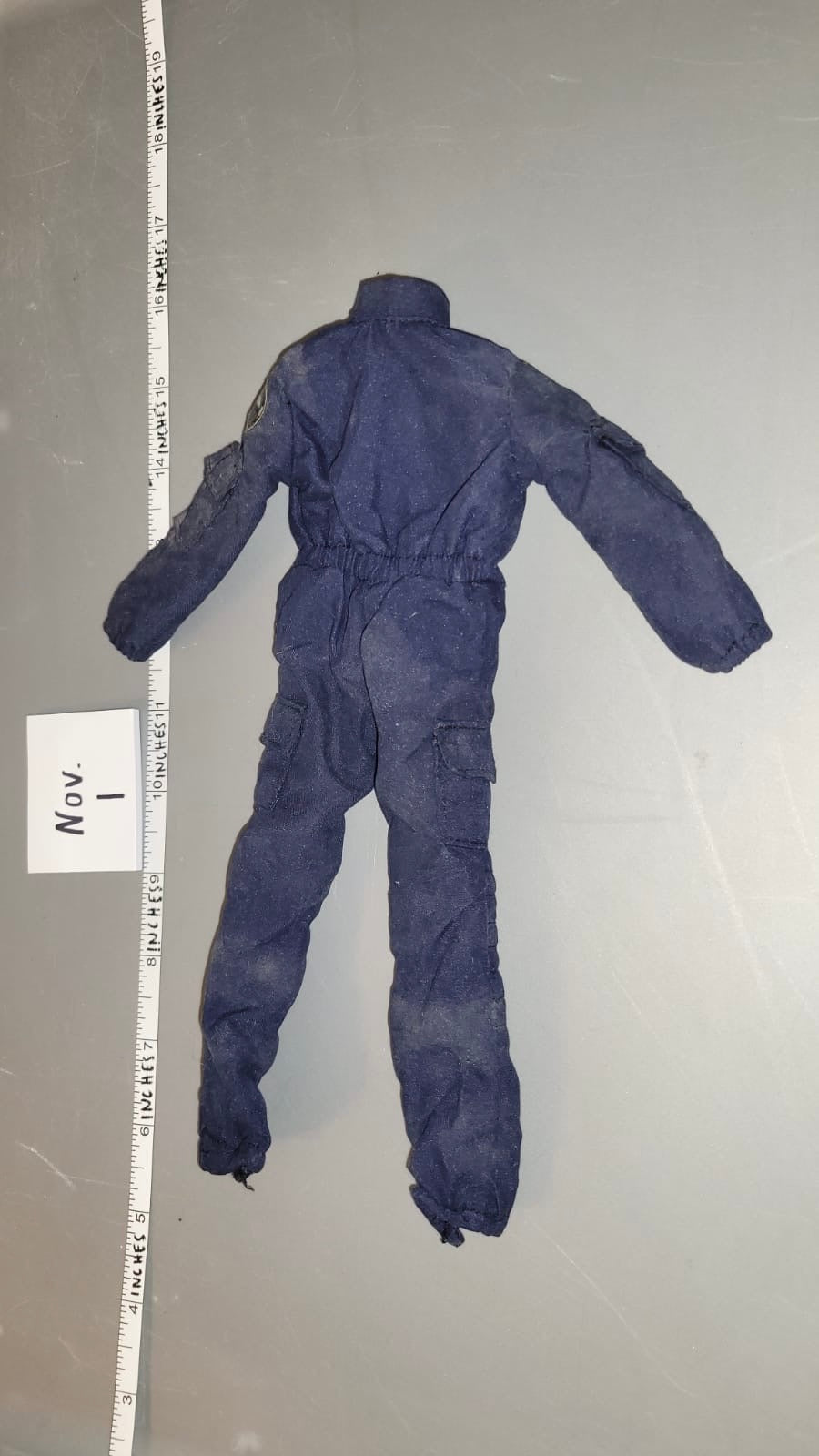 1/6 Scale Modern Era Blue Coveralls