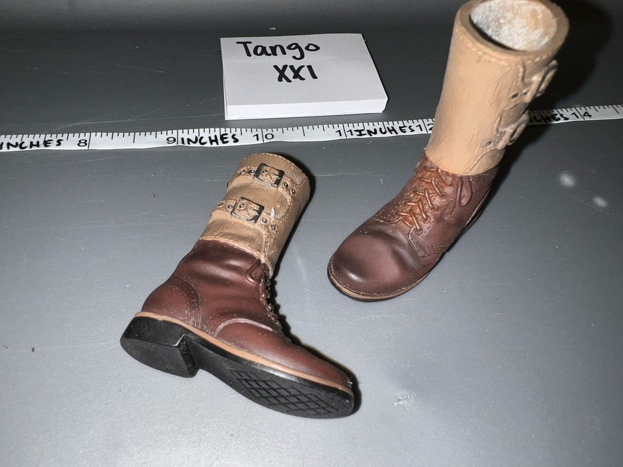1/6 Scale WWII US Buckle Top Boots