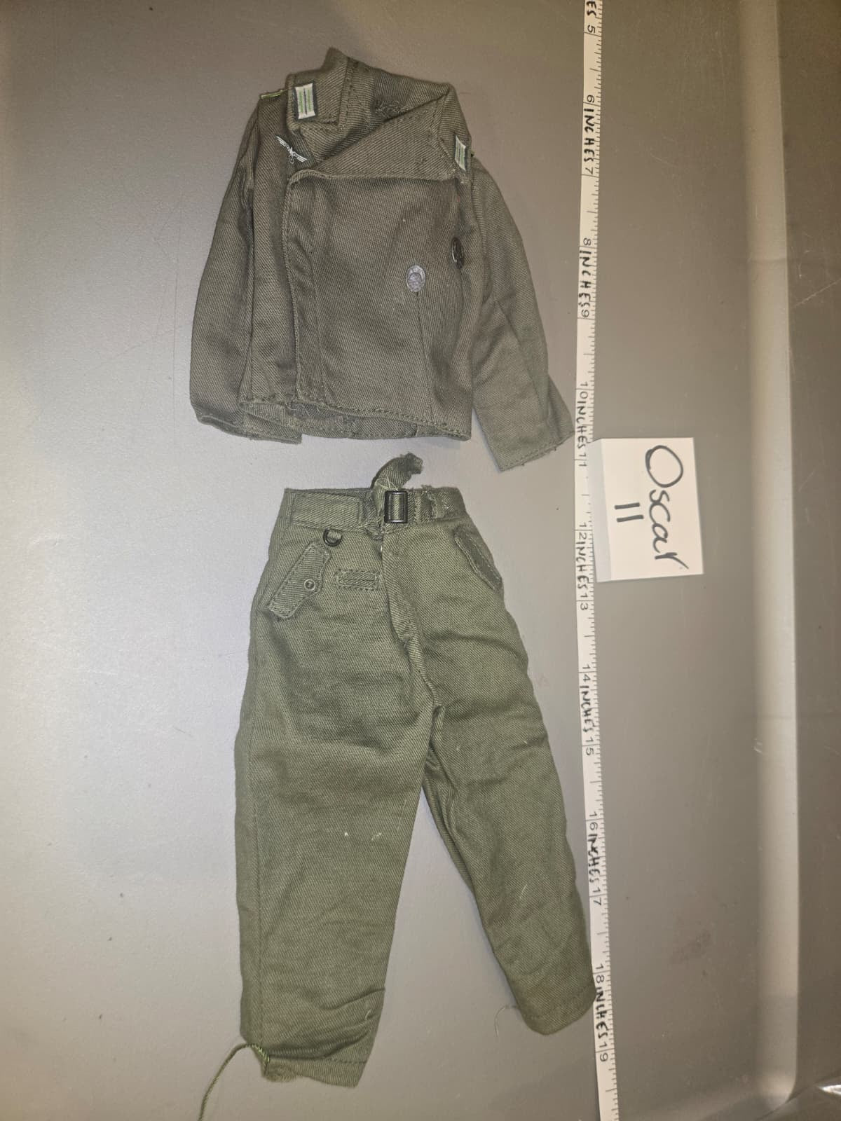 1/6 Scale WWII German Grey Tanker Uniform