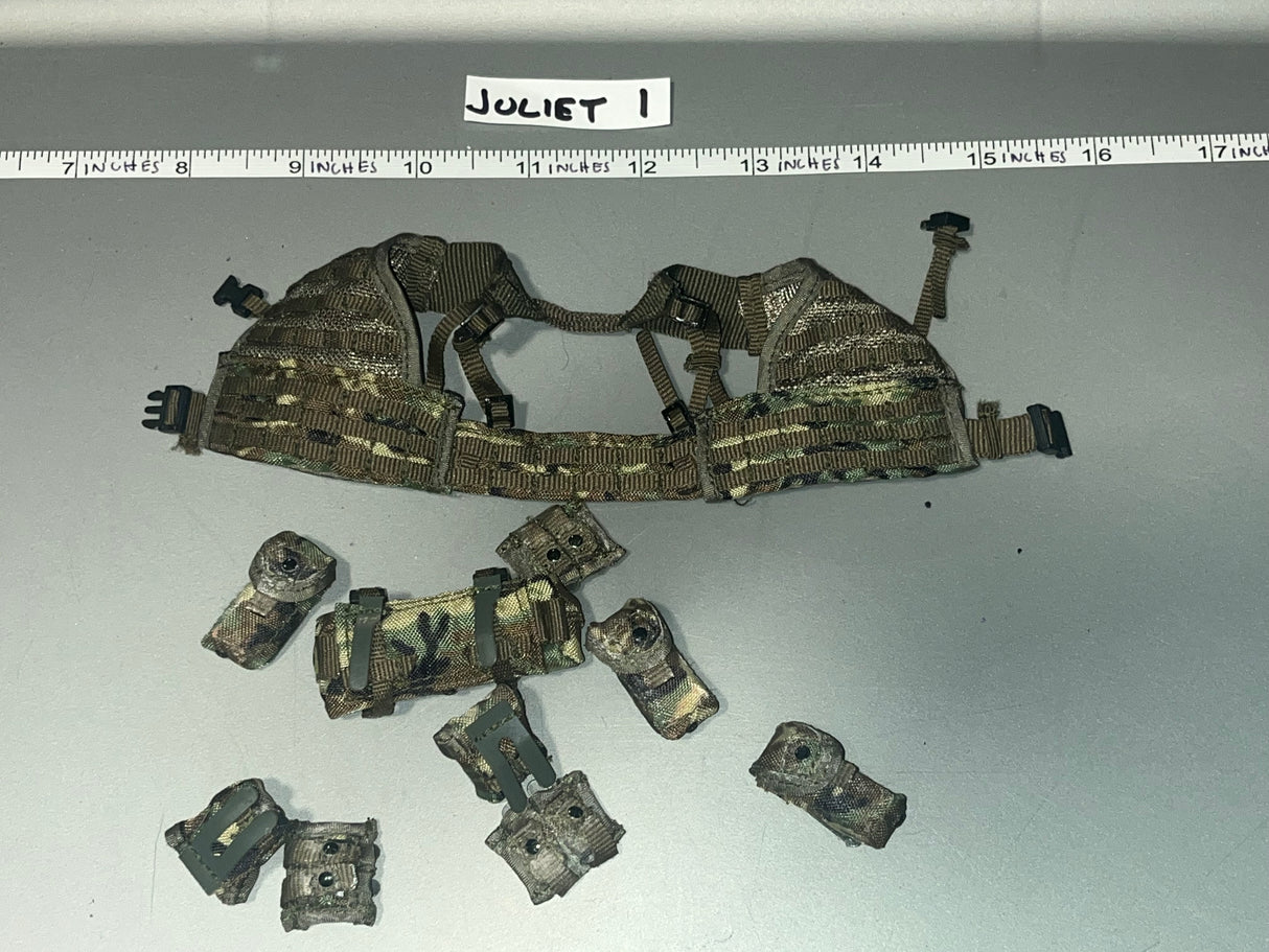 1/6 Modern Era Woodland Load Bearing Equipment