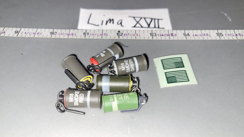 1/6 Scale Vietnam US Grenade Lot