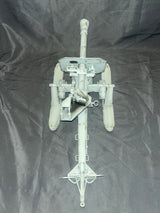 1/6 Scale WWII German Winter Camouflage Puppchen Antitank Gun with Ski Carriage
