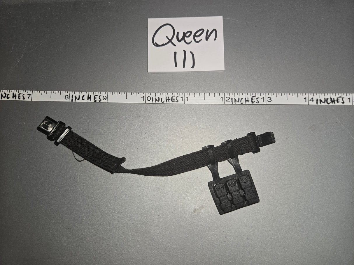 1/6 Scale Modern Era Police Black Web Belt