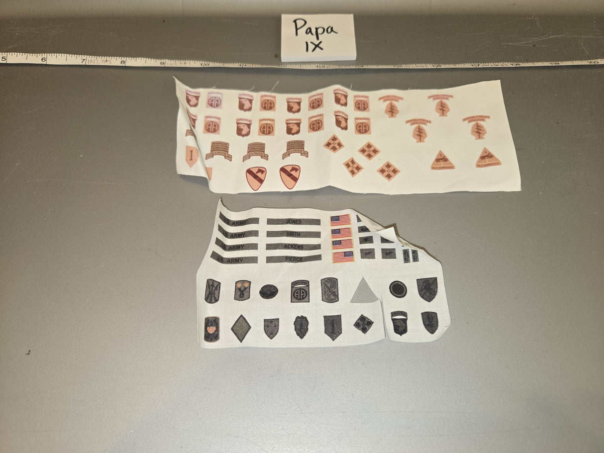 1/6 Scale WWII German Insignia Lot