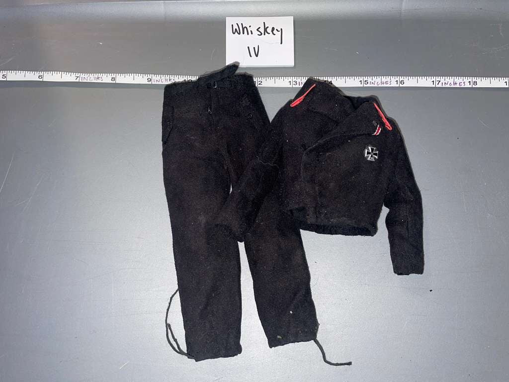 1/6 Scale WWII German Panzer Black Tanker Uniform