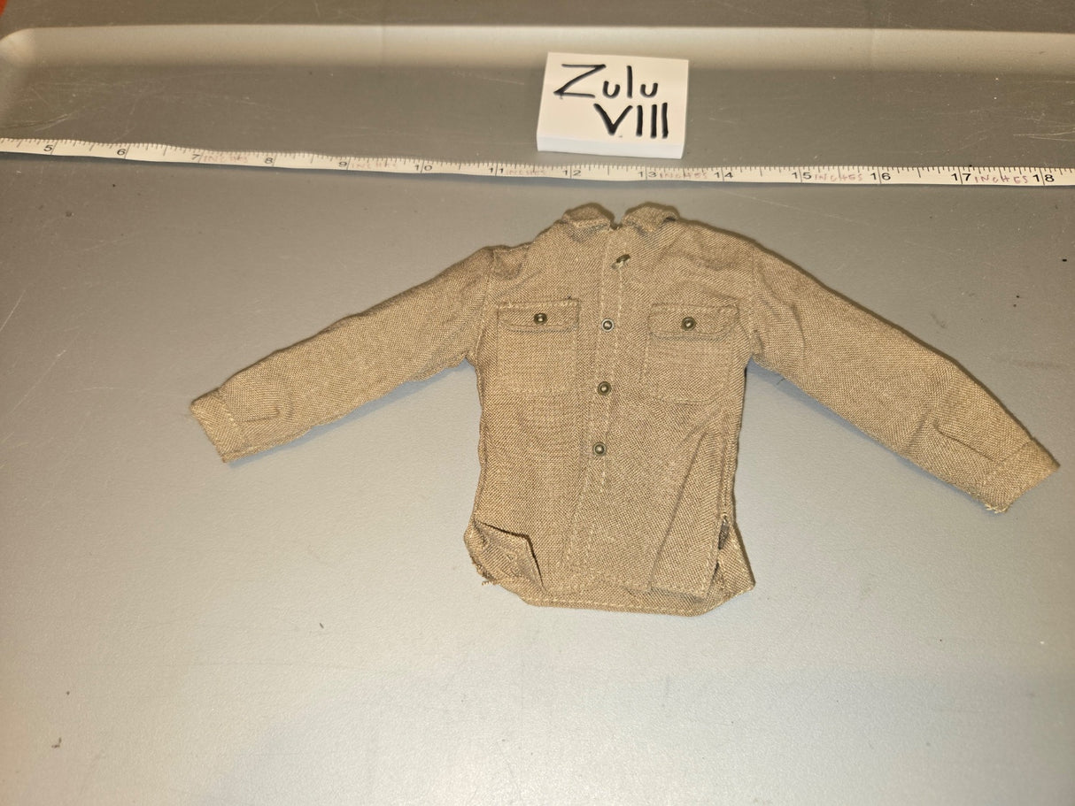 1/6 Scale WWII US Khaki Field Shirt - Zulu VIII