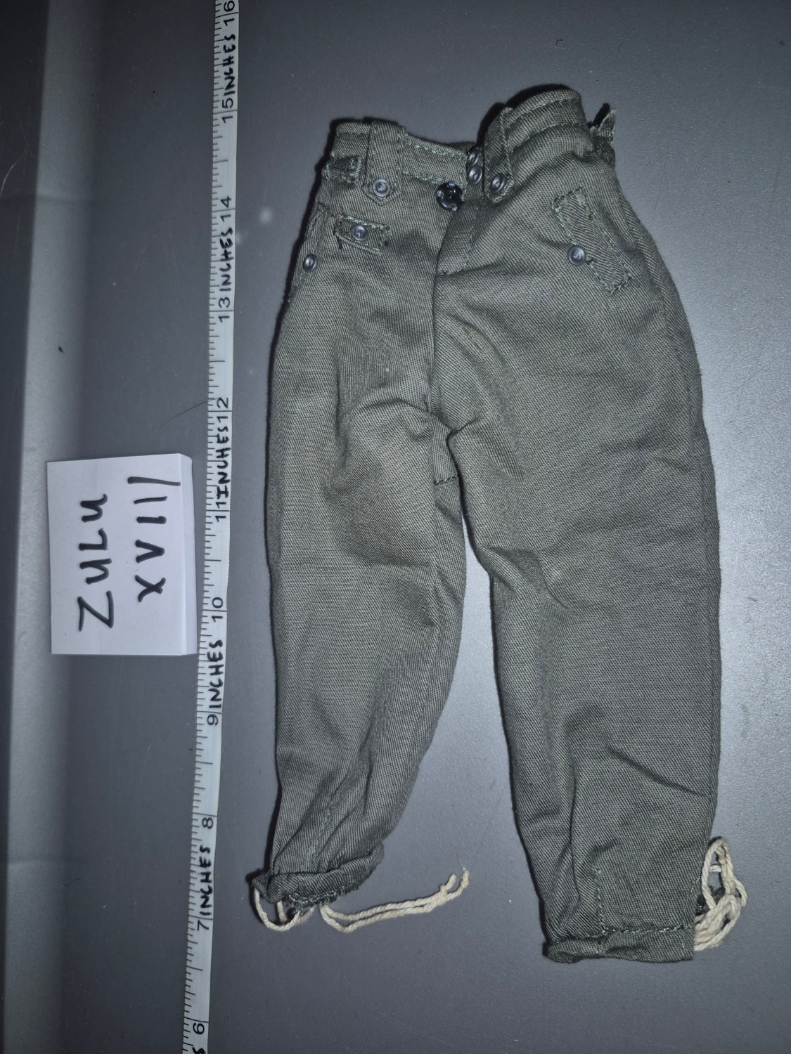 1/6 Scale WWII German Field Grey Trousers - Zulu XVII