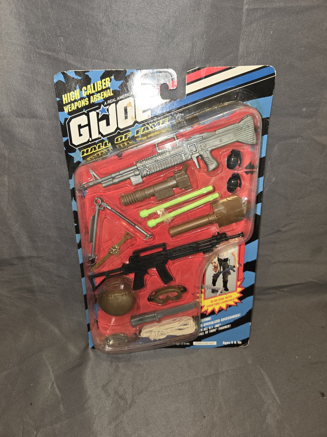 1/6 Scale G.I. Joe Hall of Fame High Caliber Weapons Arsenal Set with M-80 Gun and Shooting Launcher - NIB GI Joe