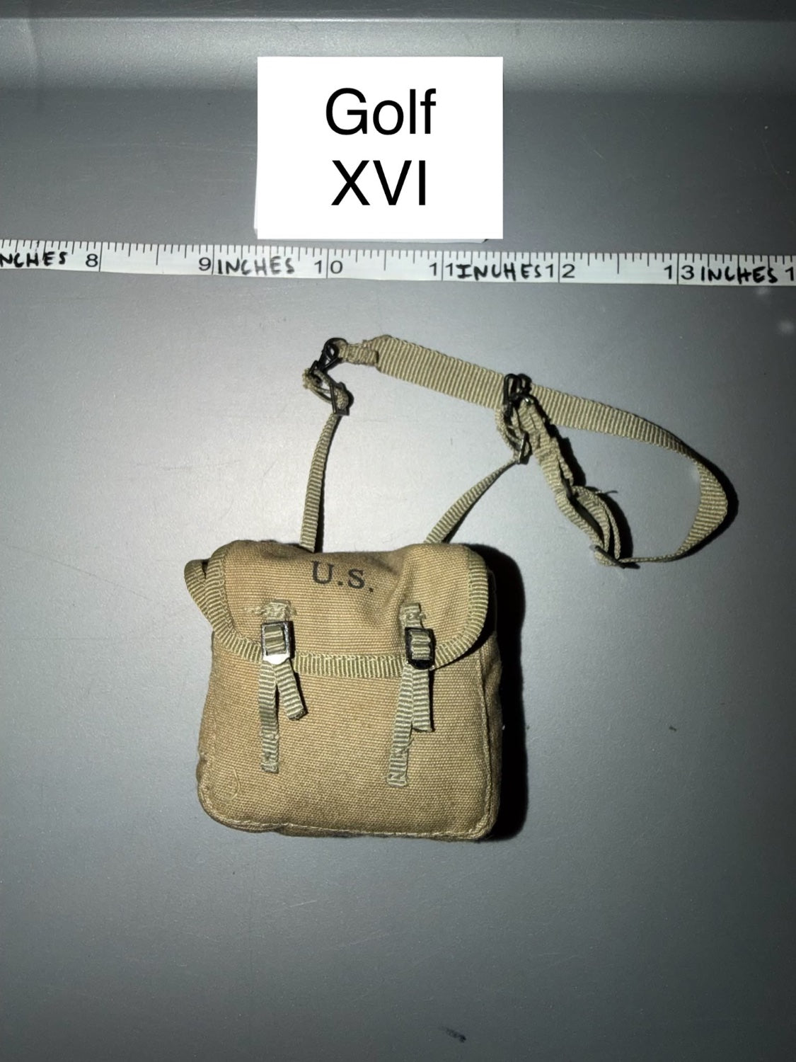 1/6 Scale WWII US Musette Bag - Golf XVI