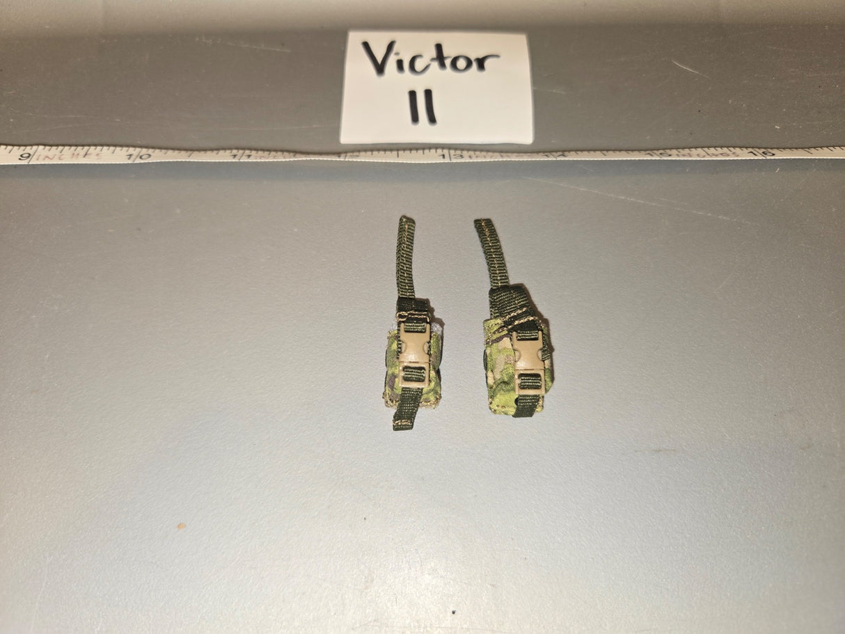 1/6 Scale Modern Multicam Single Pistol Magazine Pouch Set - Victor II