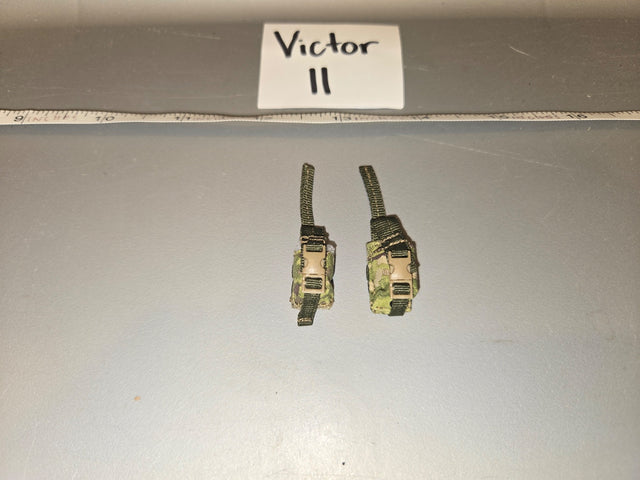 1/6 Scale Modern Multicam Single Pistol Magazine Pouch Set - Victor II