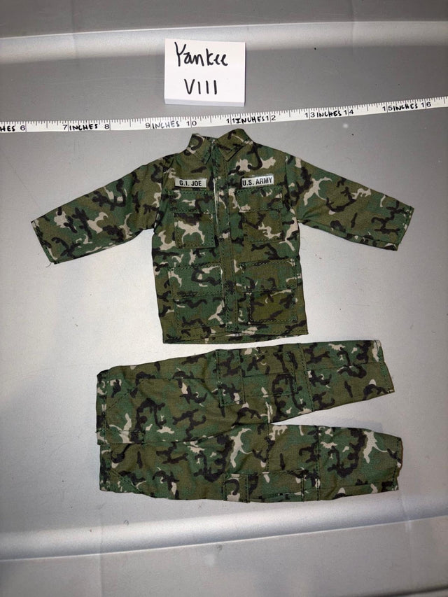 1/6 Scale Modern Era U.S. Army Woodland Camouflage BDU Uniform Set