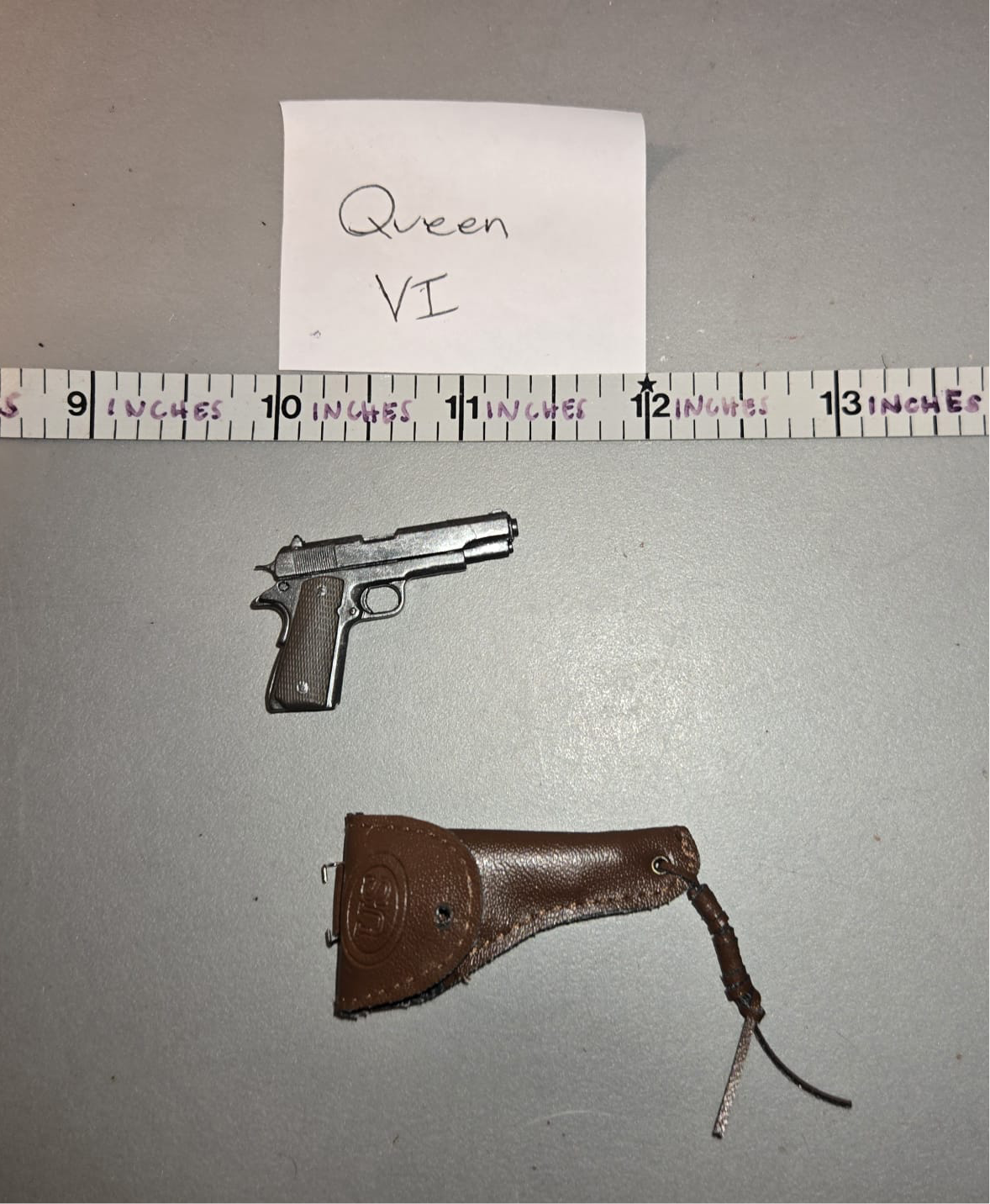 1/6 Scale WWII US .45 Pistol and Holster