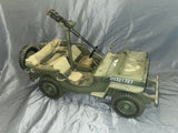 1/6 Scale WWII US Jeep - Ultimate Soldier - Weathered and Broken