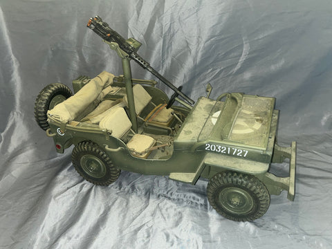 1/6 Scale WWII US Jeep - Ultimate Soldier - Weathered and Broken