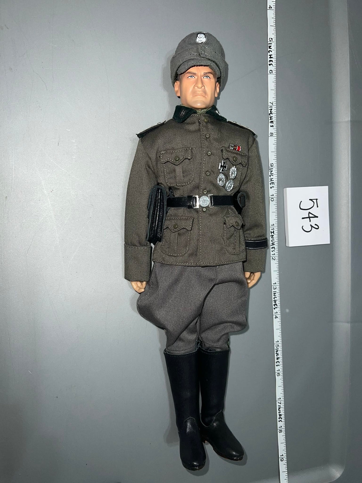 1:6 Scale WWII German Waffen Officer Dressed Figure -