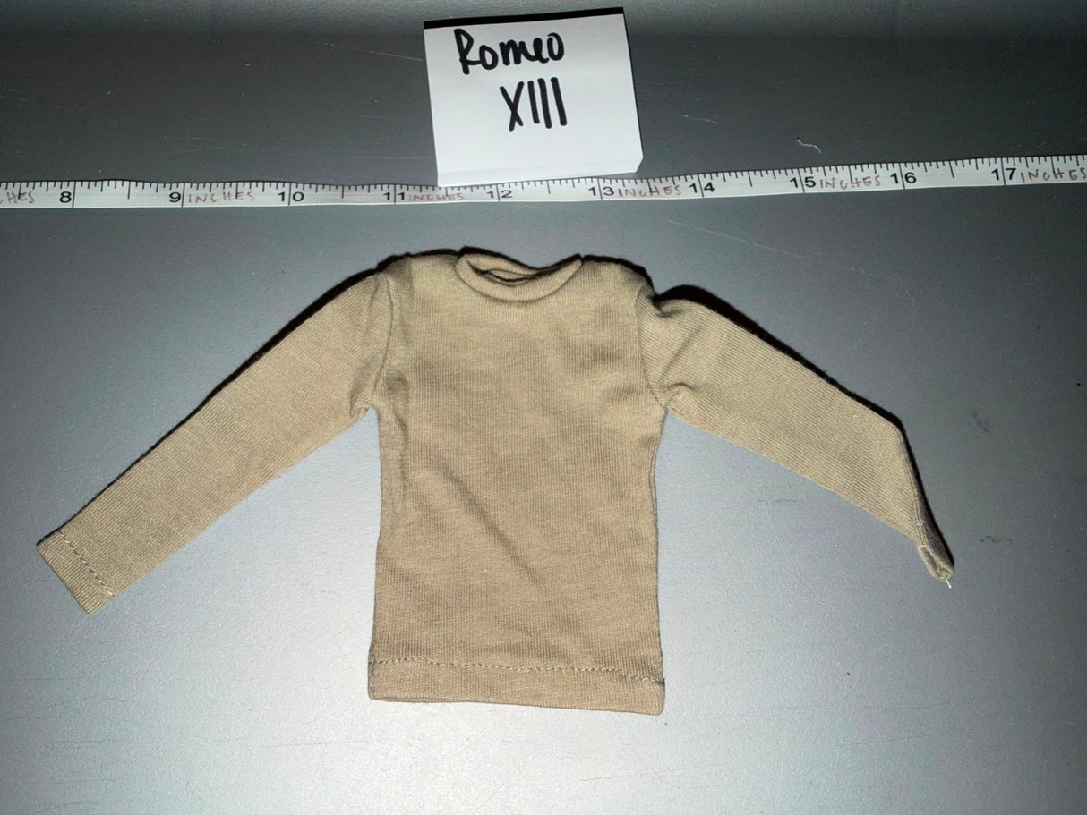 1/6 Scale Modern Era US Army Tan Long Sleeve Undershirt