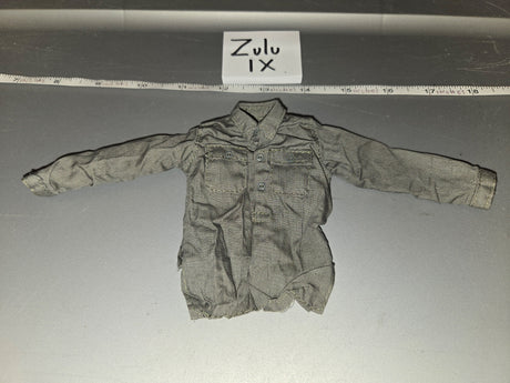 1/6 Scale WWII German Grey Work Shirt - Zulu IX