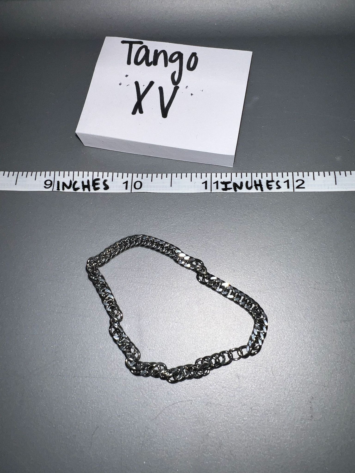 1/6 Scale Modern Era Civilian Silver Chain Necklace  - DAM Gangsters Kingdom