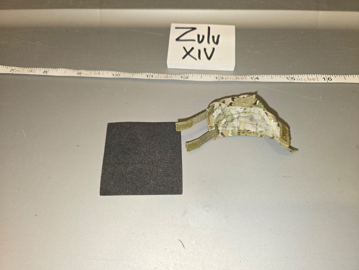 1/6 Scale Modern Era Multicam Helmet Cover with Foam Pad - Zulu XIV