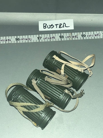 1:6 WWII German Gas Mask Canister Lot