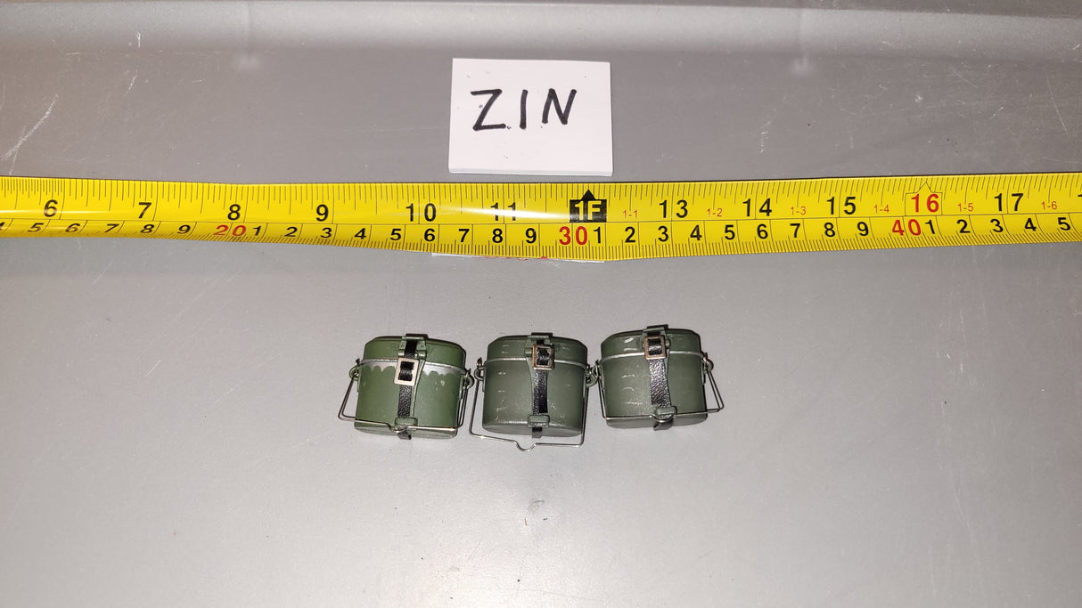 1/6 Scale WWII German Mess Kit Lot