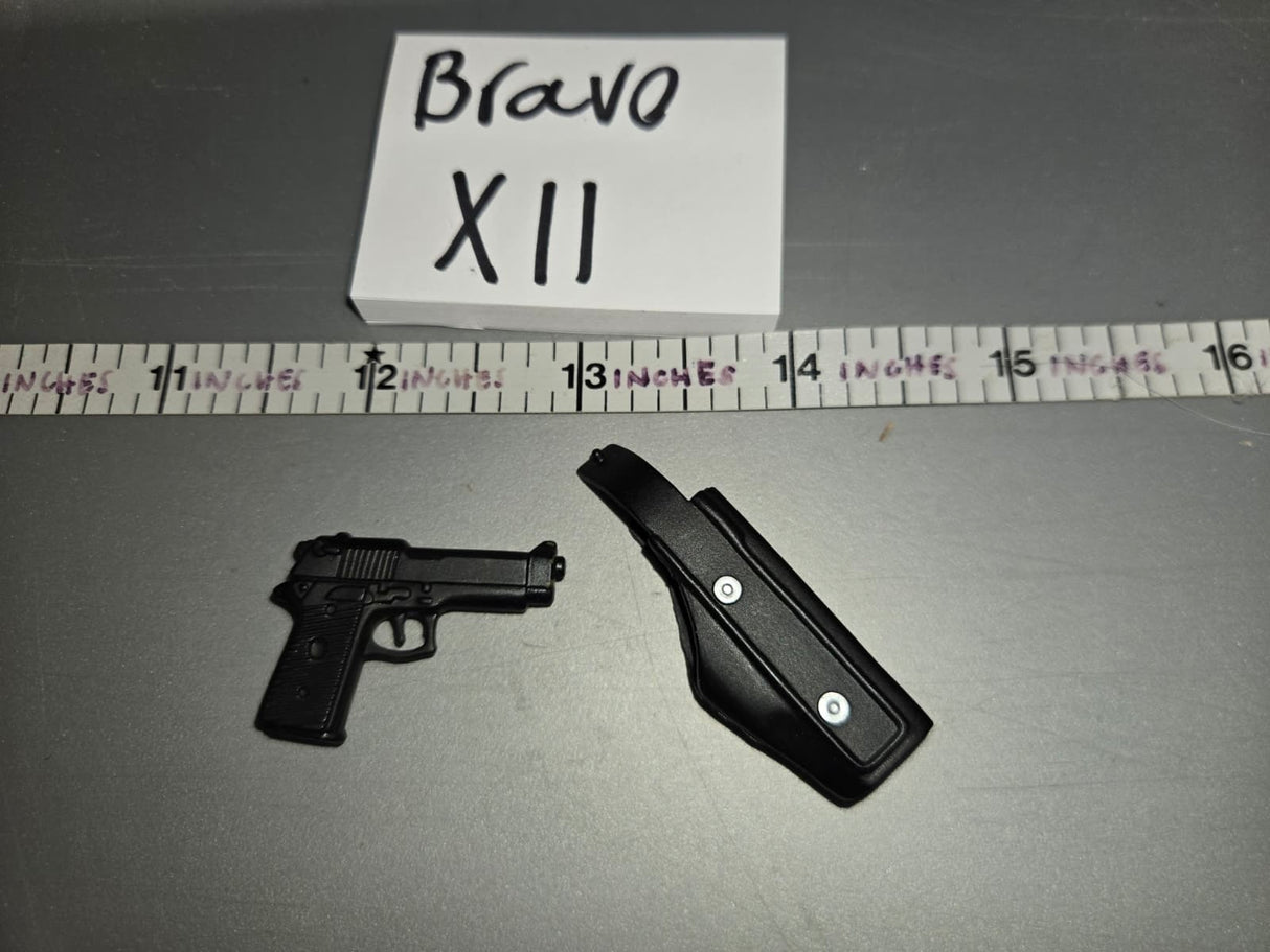 1/6 Scale Modern Pistol and  Holster