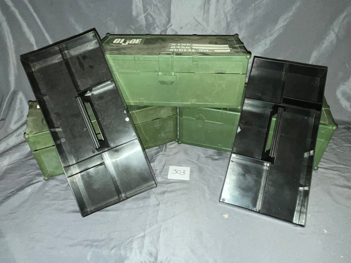 1/6 Scale GI Joe Footlocker Lot (Three)