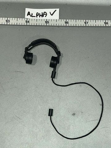 1/6 Scale WWII US Aviator Headphones