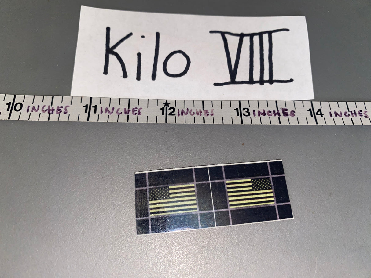 1/6 Scale Modern Flag Patch Lot