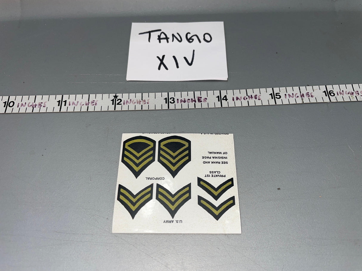 1/6 Scale Vietnam US Rank Patches