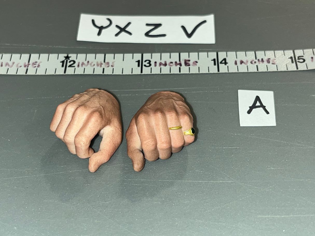 1:6 Scale Hand Set A - Rings - Batman 1960s Alfred - Comic Book Mars Toys - Civilian